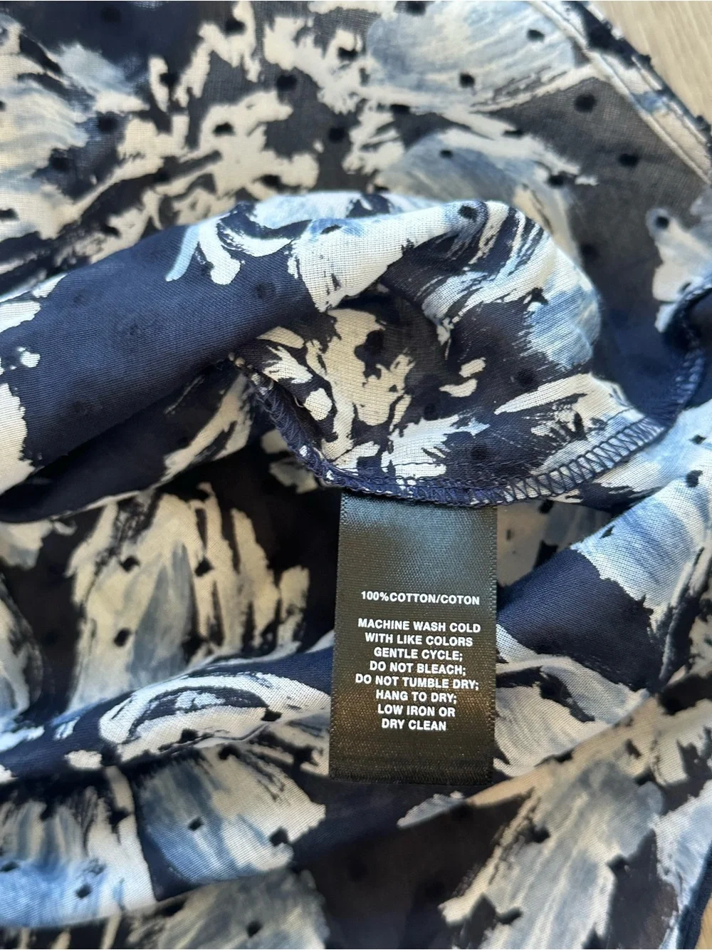 Lafayette148 short sleeve floral button down - Picture 7 of 8